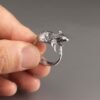 Sterling Silver Adjustable Rat Ring