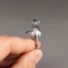 Sterling Silver Adjustable Rat Ring
