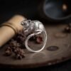 Sterling Silver Adjustable Rat Ring