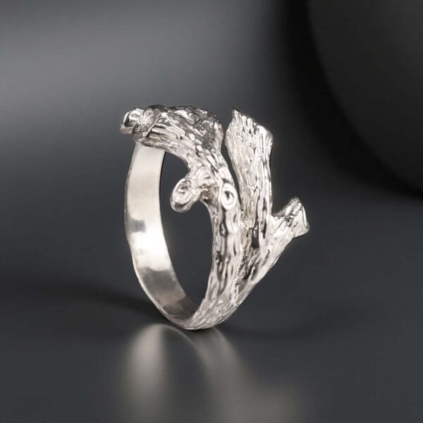 Sterling Silver Tree Branch Ring