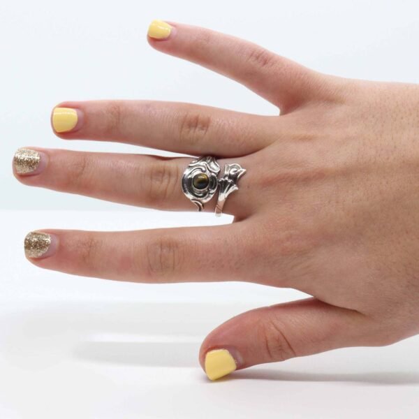 Tiger's Eye Spoon Ring