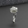 Sterling silver rose ring