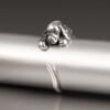 Sterling Silver Adjustable Cocker Spaniel Ring