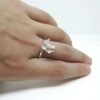 Sterling silver rose ring
