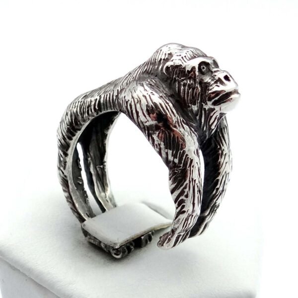 Sterling silver Gorilla Ring