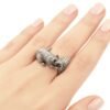Sterling silver squirrel ring