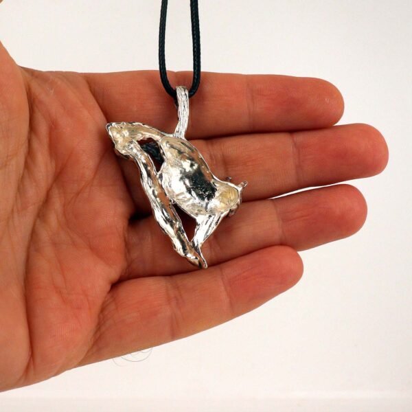 Sterling Silver Squirrel Pendant Necklace