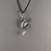Sterling Silver Swallow Pendant Necklace