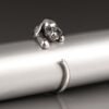 Sterling Silver Adjustable Cocker Spaniel Ring