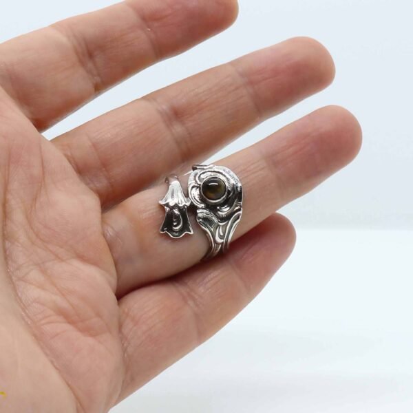 Tiger's Eye Spoon Ring