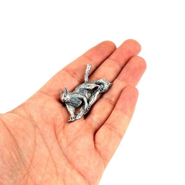Sterling Silver Squirrel Pendant Necklace