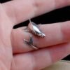 shark ring silver