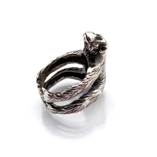 Sterling Silver Chimpanzee Ring