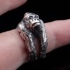 Sterling silver Gorilla Ring