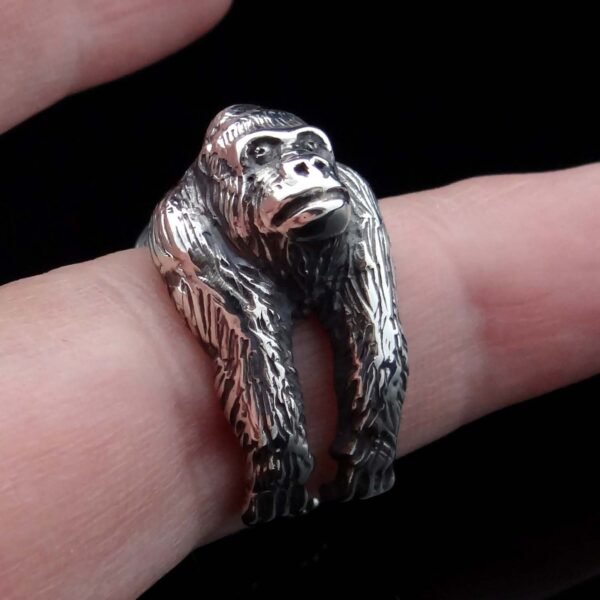 Sterling silver Gorilla Ring
