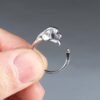 Sterling Silver Adjustable Cocker Spaniel Ring