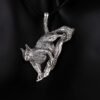 Sterling Silver Squirrel Pendant Necklace
