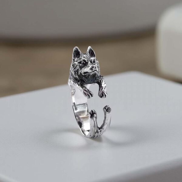 Sterling silver adjustable Husky ring