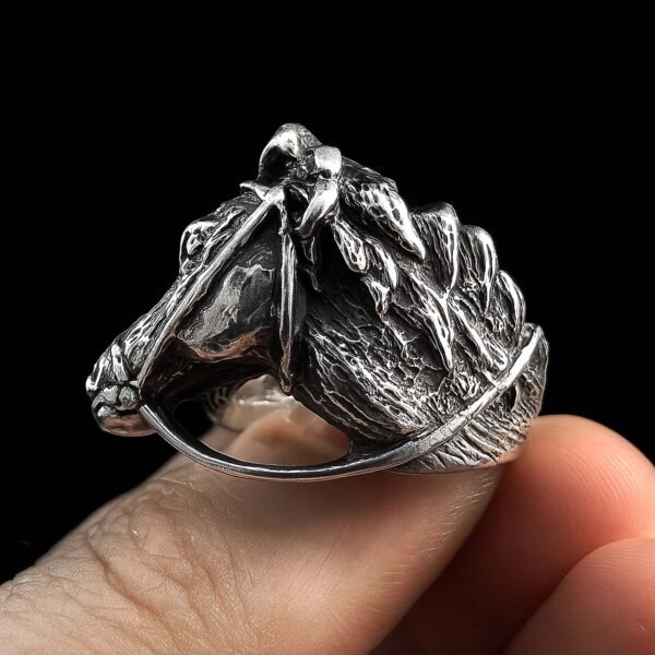 Sterling Silver Horse Ring
