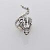 sterling silver dragon ring