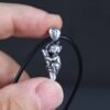 Marmoset monkey necklace pendant