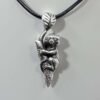 Marmoset monkey necklace pendant