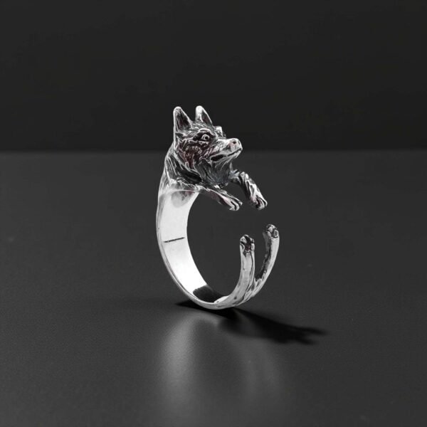 Sterling silver adjustable Husky ring