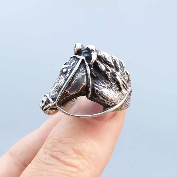 Sterling Silver Horse Ring