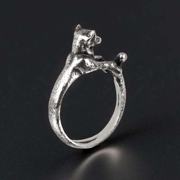 Sterling Silver Lemur Ring