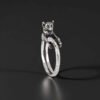 Sterling Silver Lemur Ring