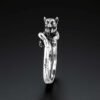 Sterling Silver Lemur Ring