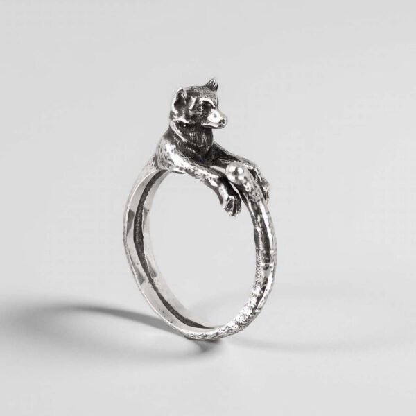 Sterling Silver Lemur Ring