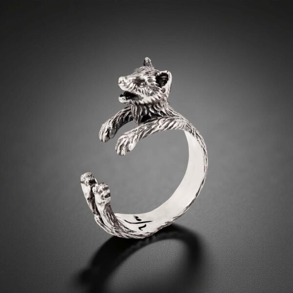 Sterling Silver Adjustable Marten Ring