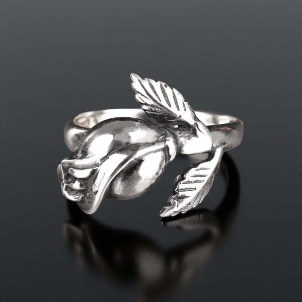 Sterling Silver Rose Ring