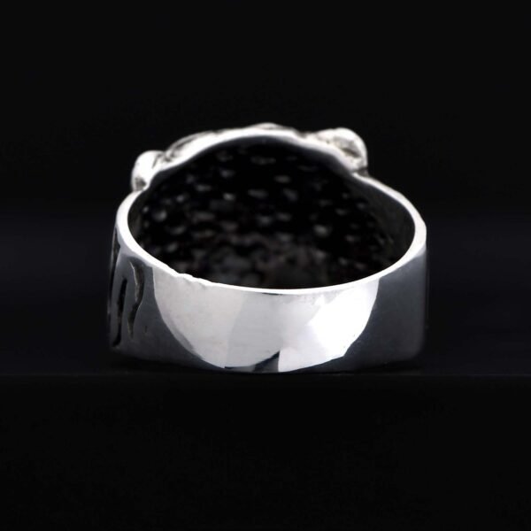 Sterling Silver Tiger Ring