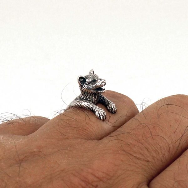 Sterling Silver Adjustable Marten Ring