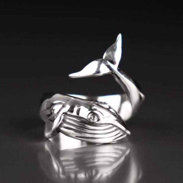 Humpback Whale Ring Sterling Silver Humpback Whale Ring Sterling Silver