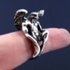 Eagle Head Angel Ring Sterling Silver