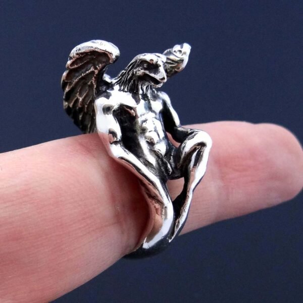 Eagle Head Angel Ring Sterling Silver Eagle Head Angel Ring Sterling Silver