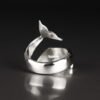 Humpback Whale Ring Sterling Silver