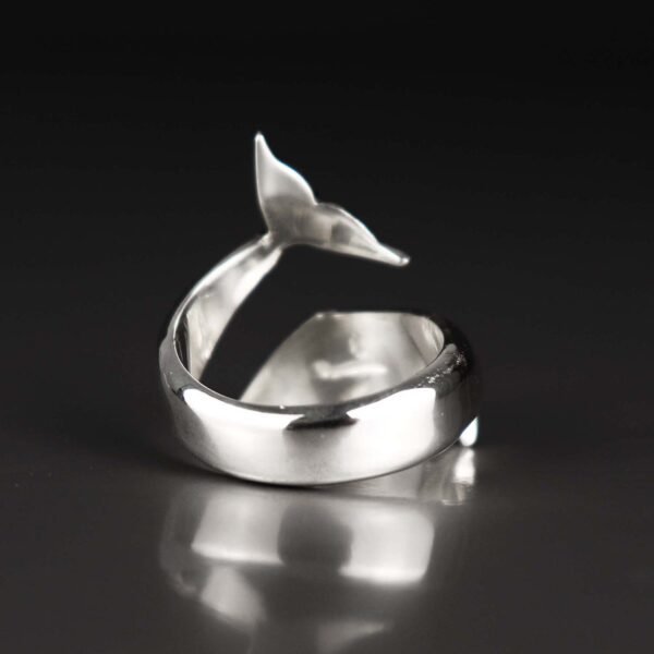 Humpback Whale Ring Sterling Silver