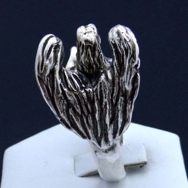 Eagle Head Angel Ring Sterling Silver