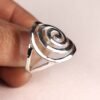 Sterling Silver Spiral Ring