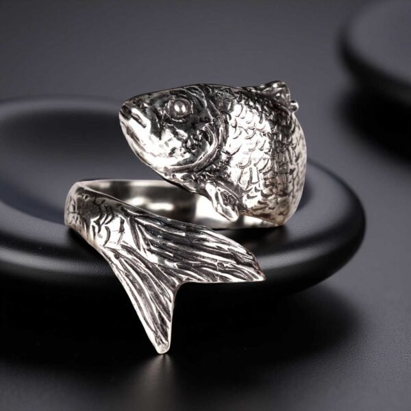 Sterling silver fish ring Sterling silver fish ring