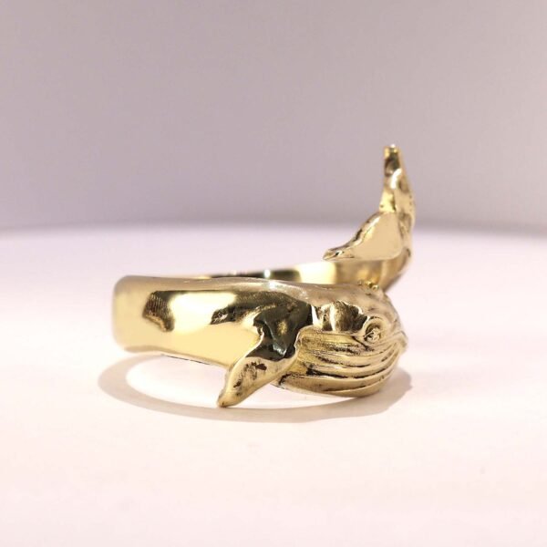 Gold Whale Ring