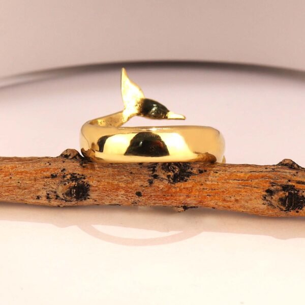 Gold Whale Ring