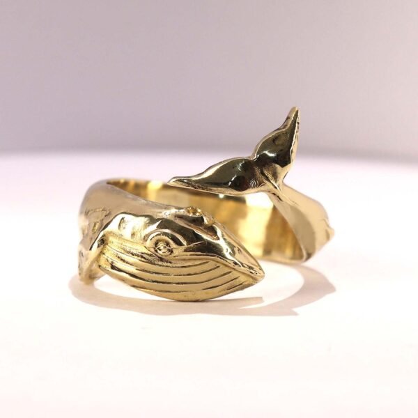 Gold Whale Ring
