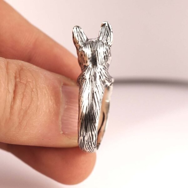Boston Terrier Ring Sterling Silver Dog Ring