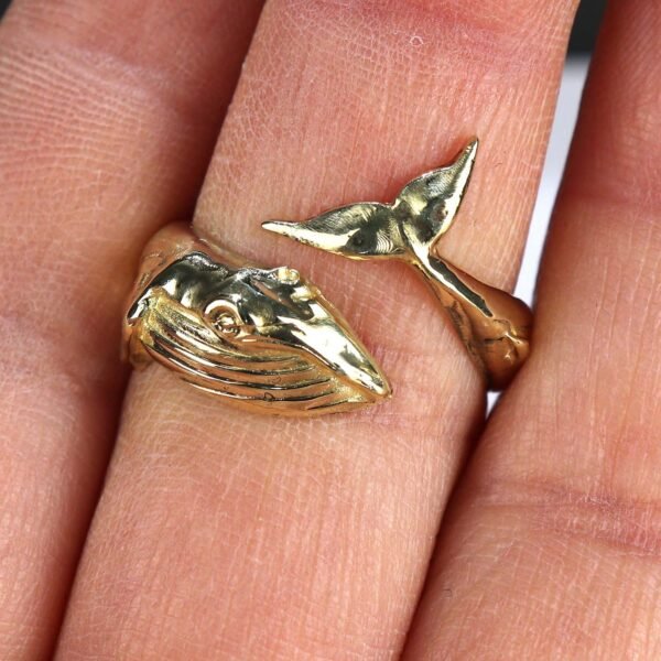 Gold Whale Ring