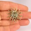 Brass Sun Ring